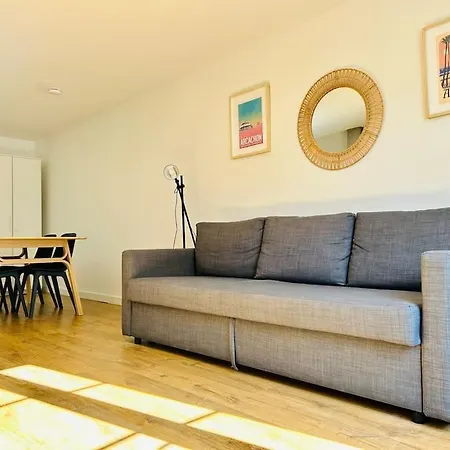Apartamento T2 2-4pers 5'piedplage Centreville Wifi Neuf